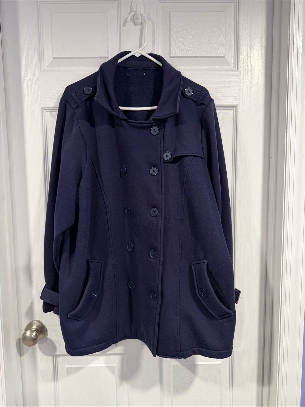 Torrid Classic Double-Breasted Navy Women's Coat